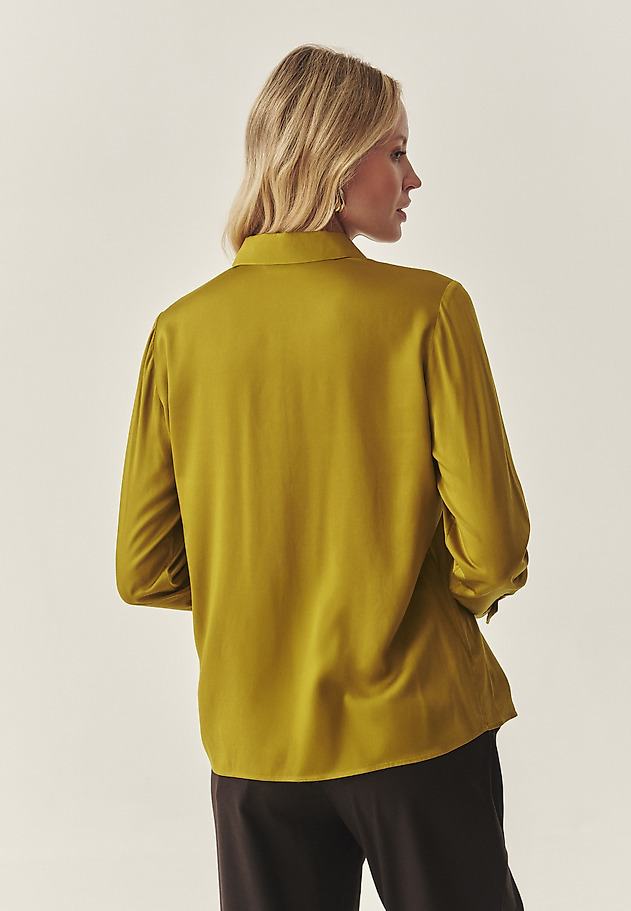 CĂMAȘĂ DIN SATIN CU TENCEL™ LYOCELL - NIKOLA CĂMAȘĂ DIN SATIN CU TENCEL™ LYOCELL - NIKOLA VERDE 2