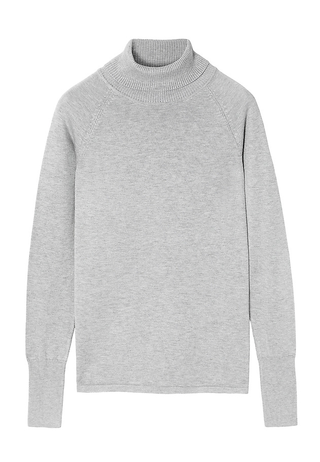 CLASSIC LADIES' TURTLENECK SWEATER - NEKOKI CLASSIC LADIES' TURTLENECK SWEATER - NEKOKI SZARY 5
