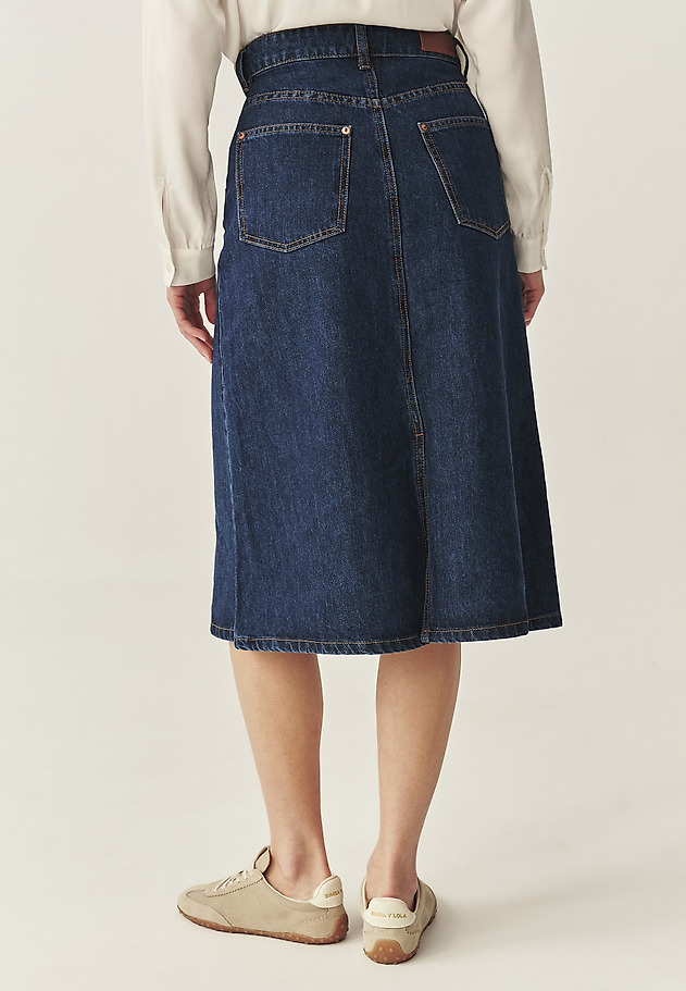 DENIM MIDI SKIRT - MESINA DENIM MIDI SKIRT - MESINA BLUE 4