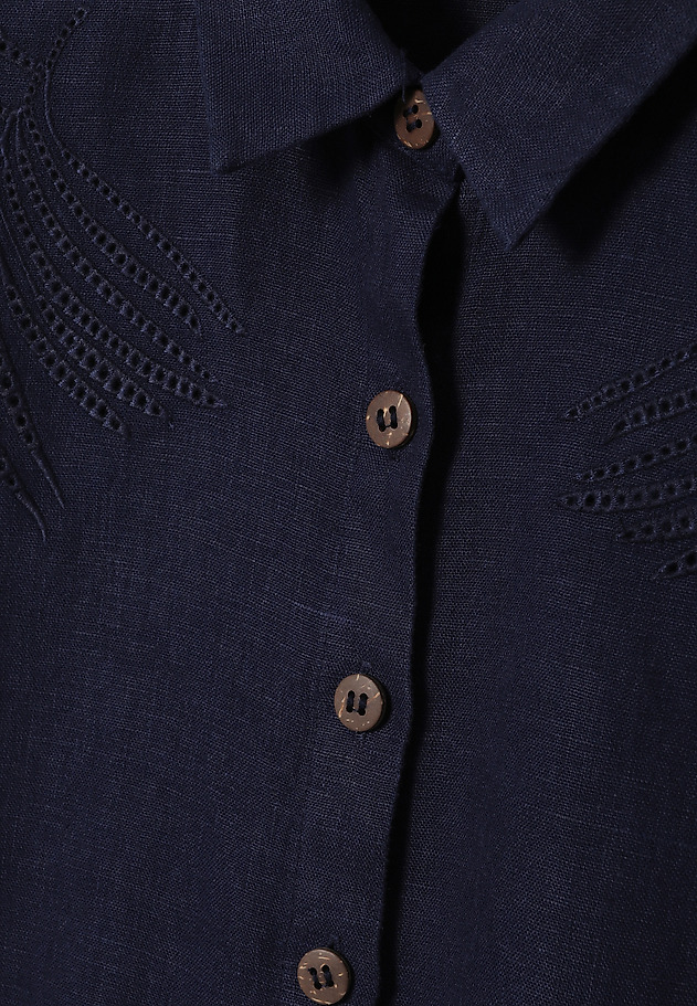 LINEN SCHMISSERIE WITH EMBROIDERY - SALIMA 1 LINEN SCHMISSERIE WITH EMBROIDERY - SALIMA 1 NIEBIESKI 9