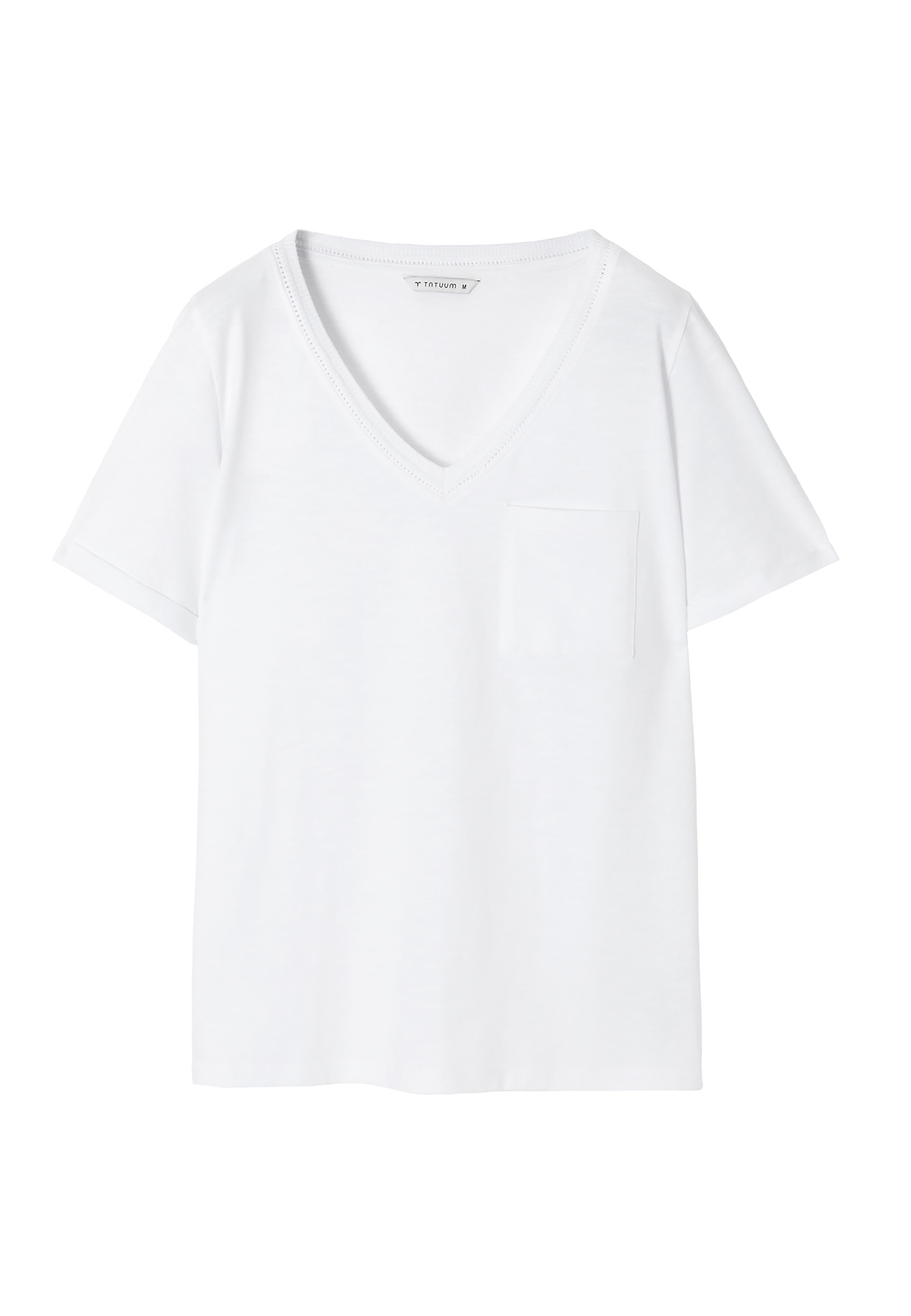 T-SHIRT DAMSKI Z KIESZONKĄ MIMI T-SHIRT DAMSKI Z KIESZONKĄ MIMI BIAŁY 88884