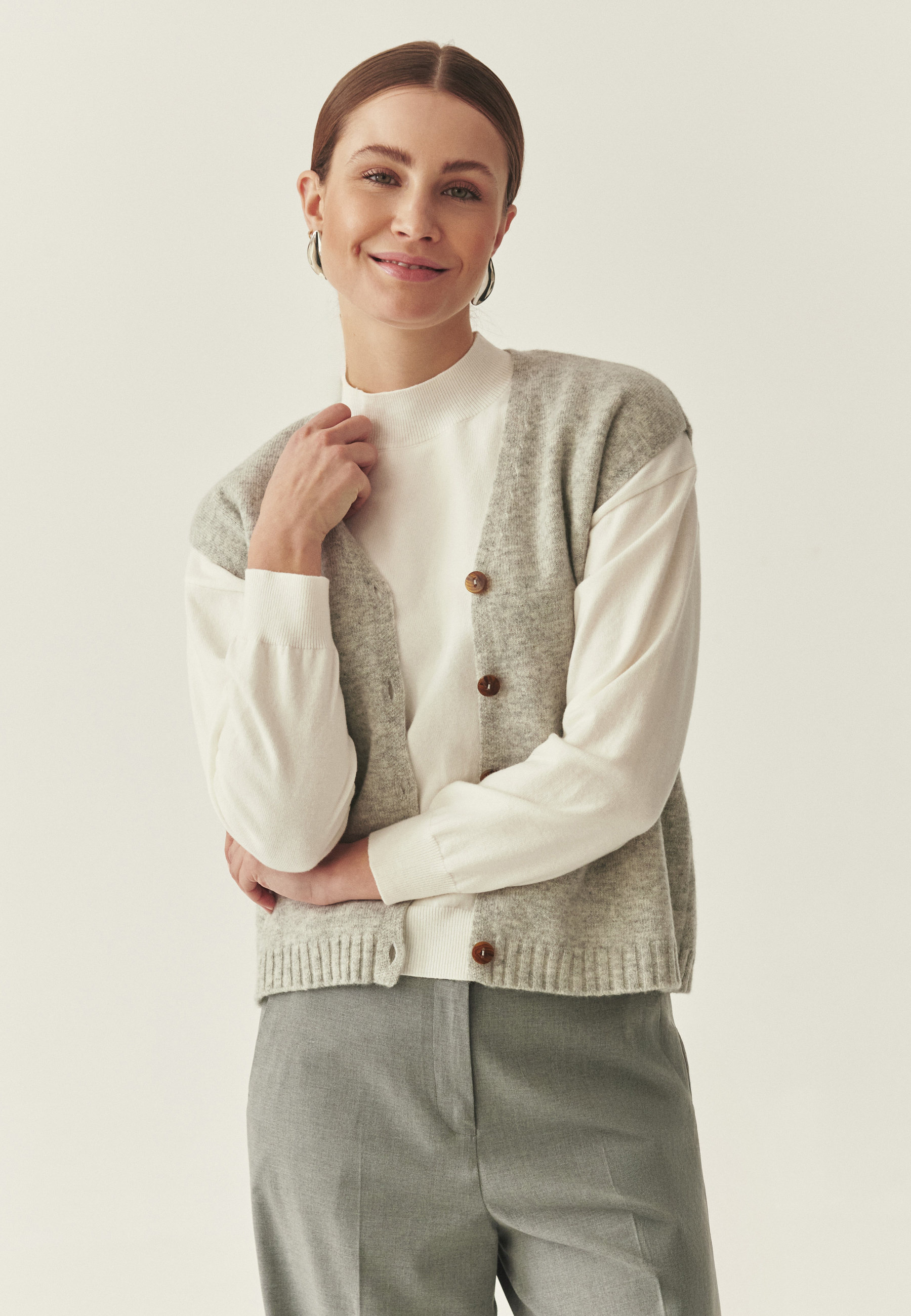 WEŁNIANA KAMIZELKA - ELVA