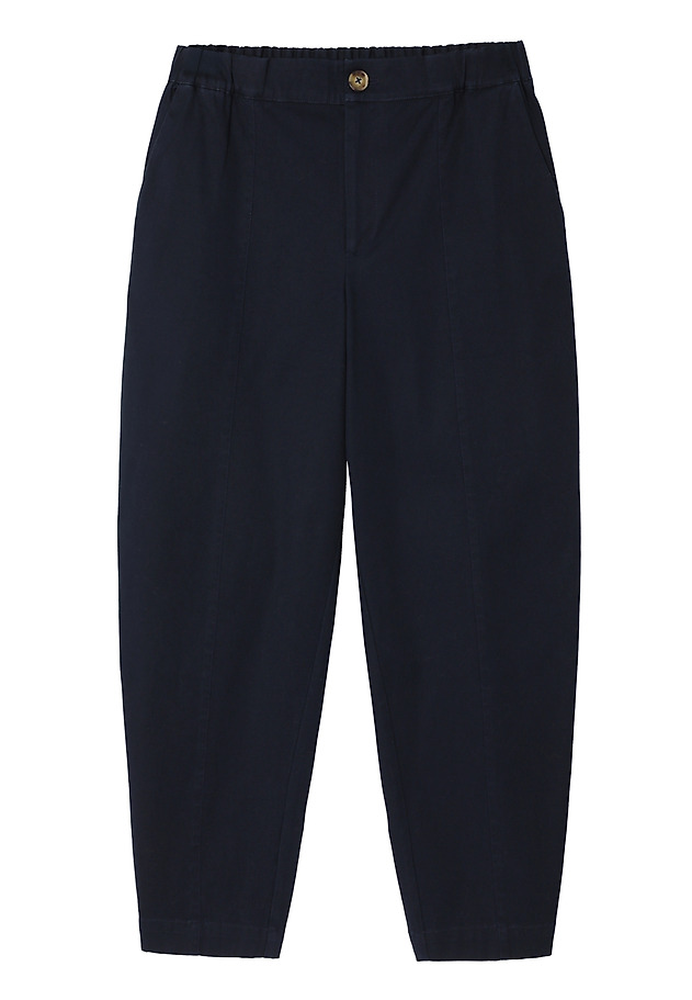 COTTON TROUSERS — DARLI COTTON TROUSERS — DARLI NAVY BLUE 6