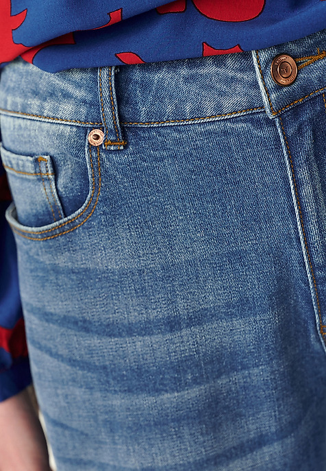 PANTALONI DE DAMĂ DIN DENIM BEZO ALBASTRU 2