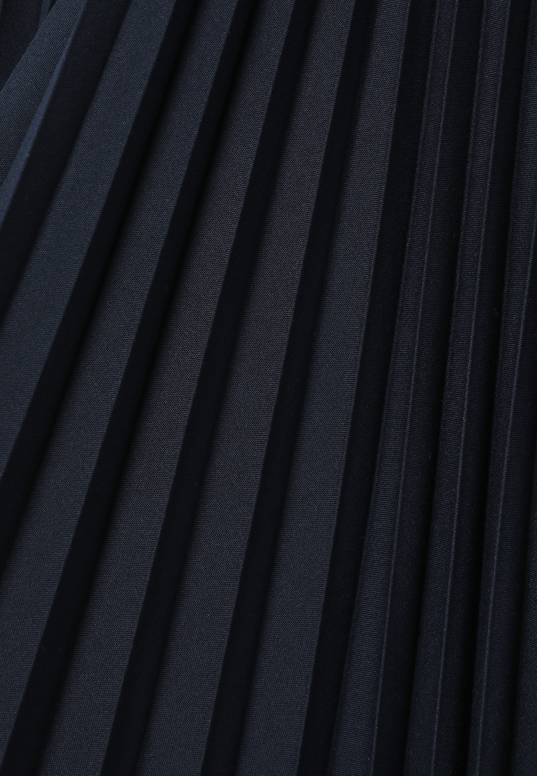 PLISOWANA SUKIENKA MIDI - NAVISERA GRANATOWY 2