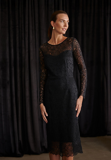 DOPASOWANA SUKIENKA Z KORONKĄ - JULIJA DOPASOWANA SUKIENKA Z KORONKĄ - JULIJA