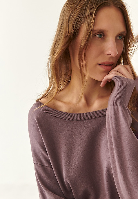LADIES' SWEATER DORO PURPLE 2