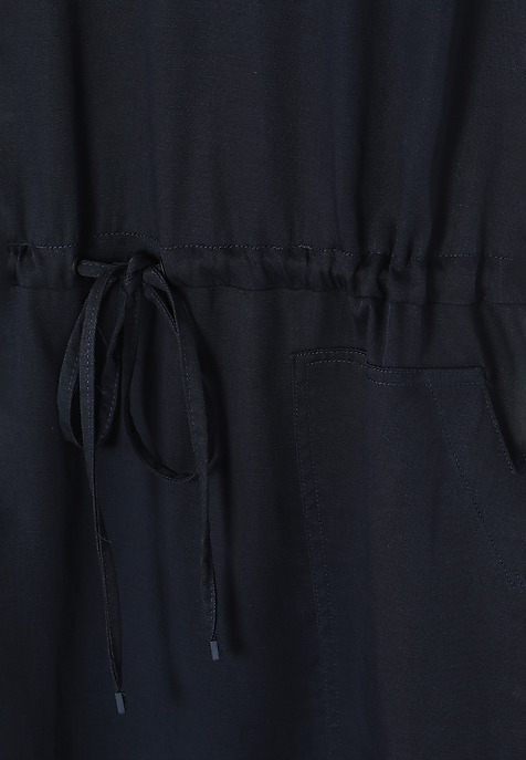 ROCHIE SCURTĂ CU BUZUNARE APLICATE KEMO BLEUMARIN 2