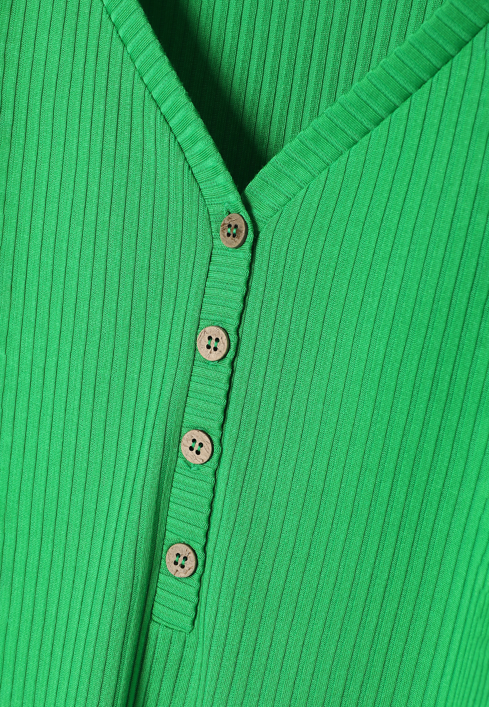 BLUZKA DAMSKA Z DZIANINY PRĄŻKOWANEJ - NATASZA BLUZKA DAMSKA Z DZIANINY PRĄŻKOWANEJ - NATASZA ZIELONY 94488