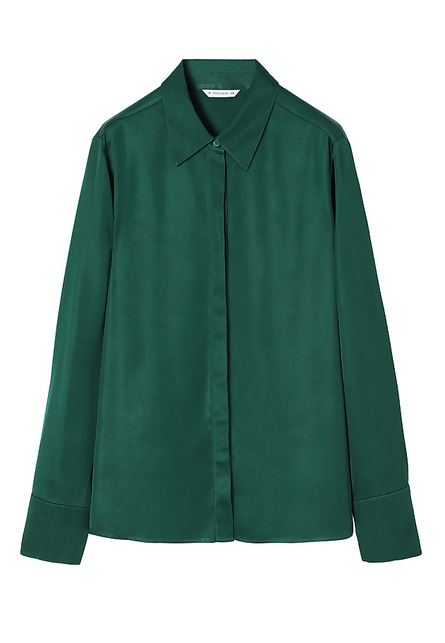 LADIES' SATIN SHIRT— NIKALI 5 LADIES' SATIN SHIRT— NIKALI 5 ZIELONY 6