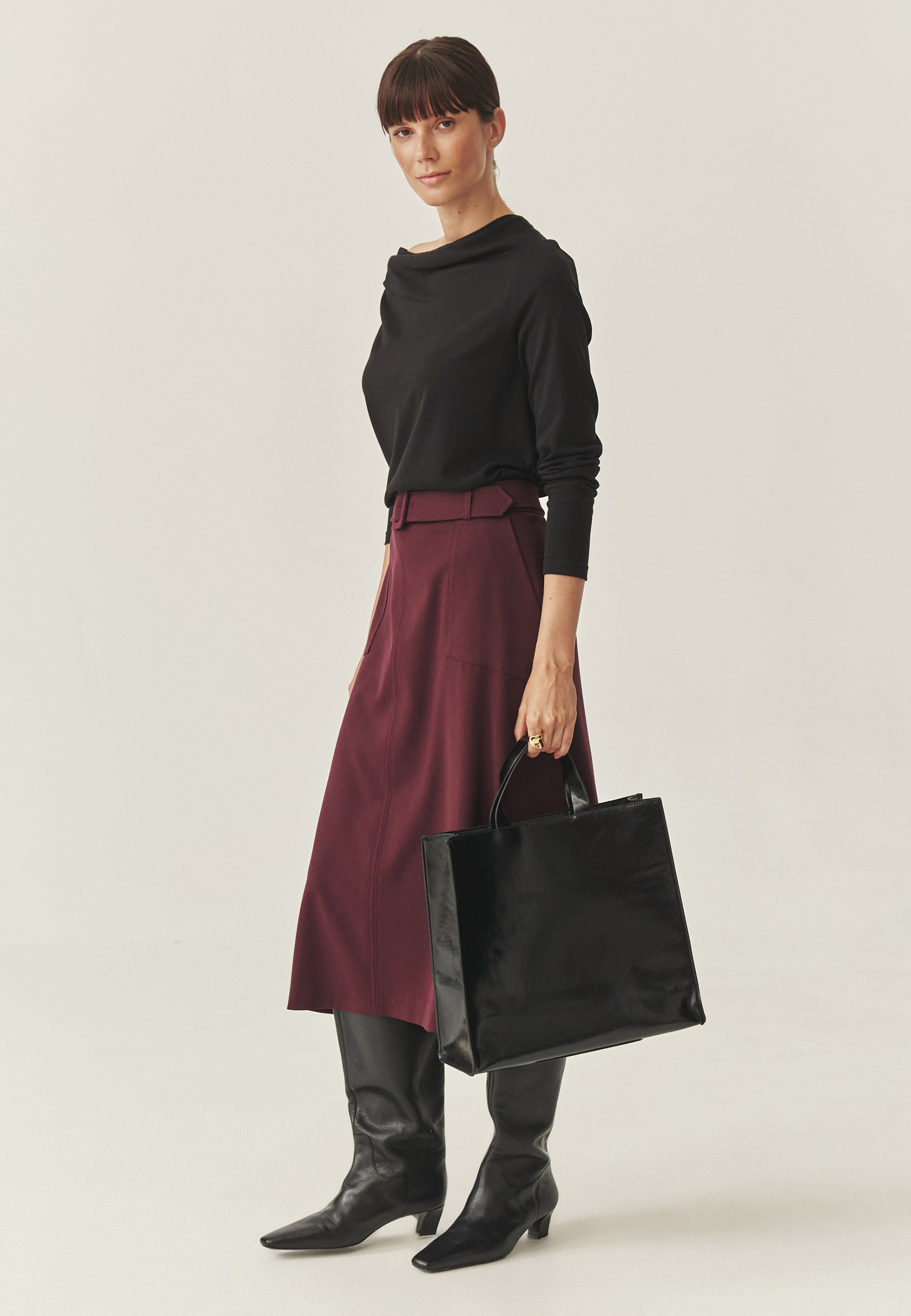 ČIERNA NÁKUPNÁ TAŠKA - MIDNIGHT GLIMMER ČIERNA 2