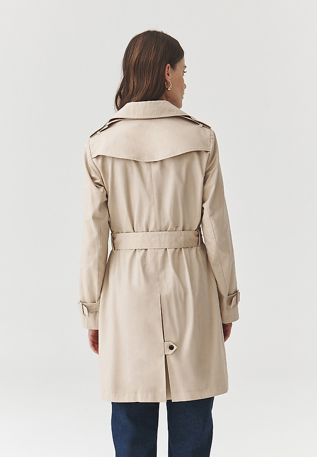 CLASSIC COAT WITH BELT — MEGANA CLASSIC COAT WITH BELT — MEGANA BEŻOWY 4
