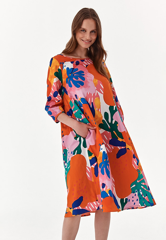 BLOOMING COLLECTION: PATTERNED DRESS LAWIKO BLOOMING COLLECTION: PATTERNED DRESS LAWIKO MULTICOLOR 4