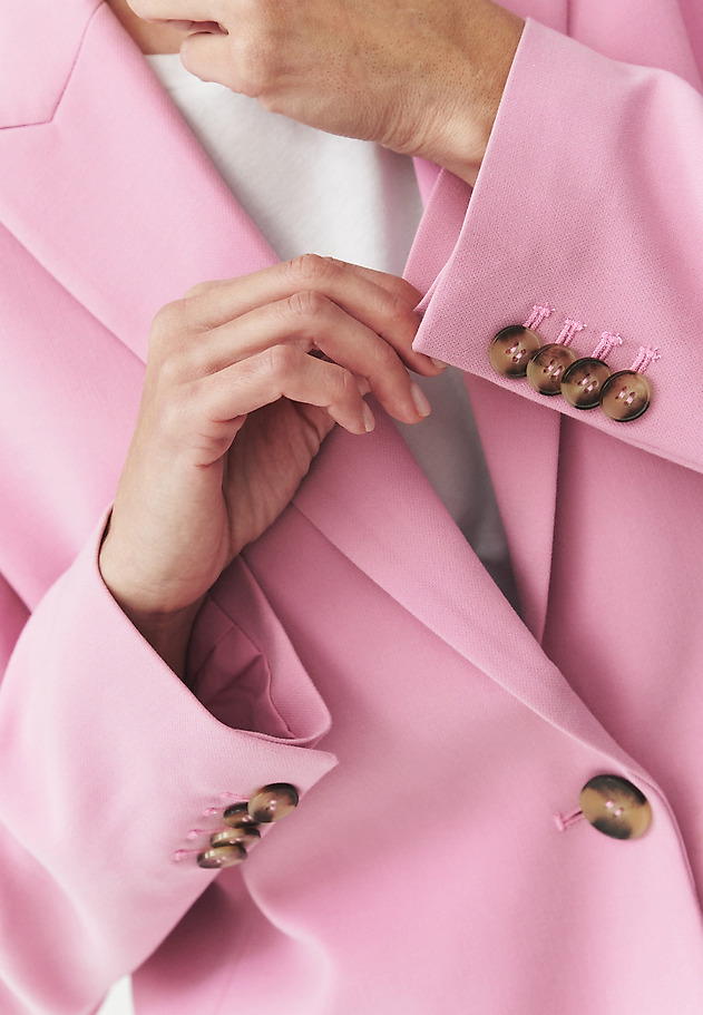 OVERSIZED BLAZER — SEKORKI OVERSIZED BLAZER — SEKORKI RÓŻOWY 7