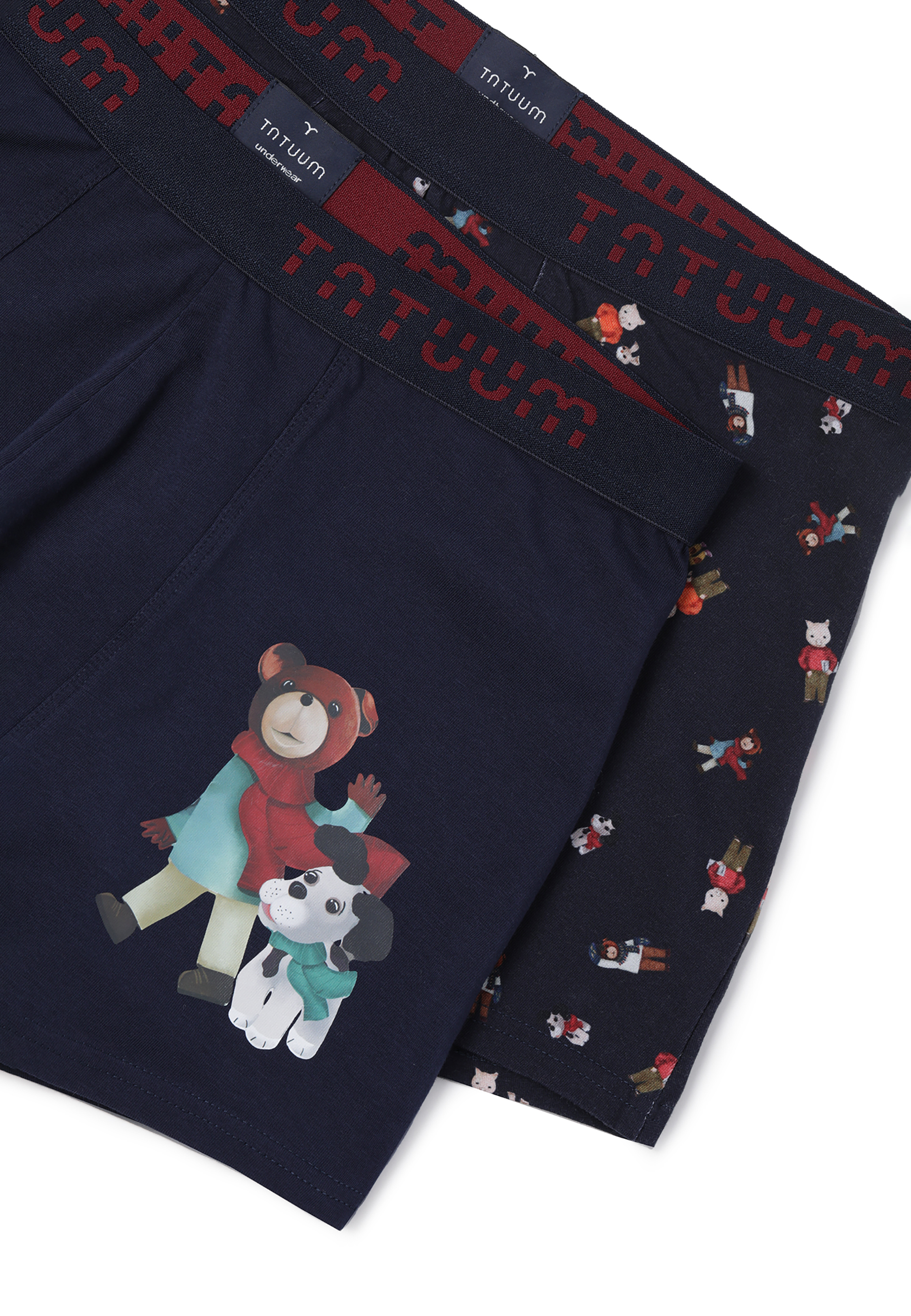 2-PACK MEN'S BOXER SHORTS MISIERIKI 4 NAVY BLUE 2