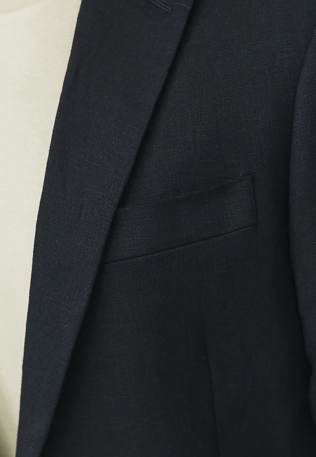 PÁNSKY ĽANOVÝ BLAZER - MATEO PÁNSKY ĽANOVÝ BLAZER - MATEO NÁMORNÍCKA MODRÁ 8