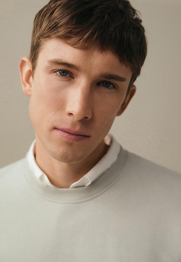 MEN'S COTTON SWEATSHIRT - INIGO MEN'S COTTON SWEATSHIRT - INIGO ZIELONY 1