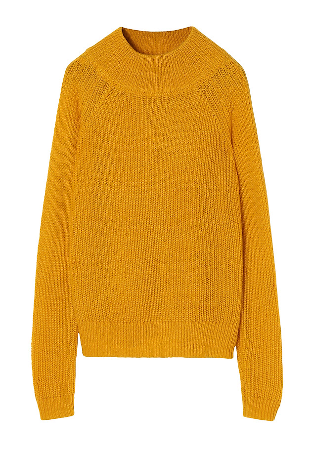 LADIES’ LOOSE HALF TURTLENECK SWEATER SUZI LADIES’ LOOSE HALF TURTLENECK SWEATER SUZI ŻÓŁTY 8