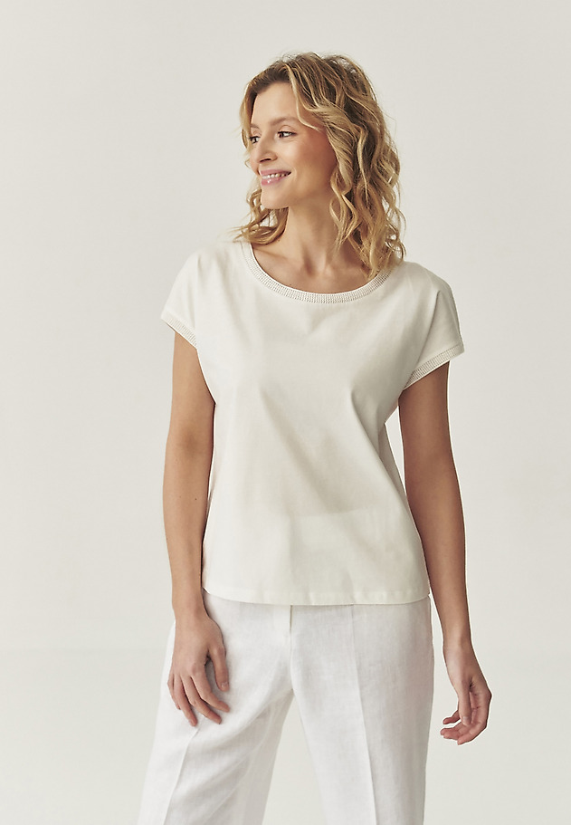 BAMBUSOVA BLUZA - LOPINI BAMBUSOVA BLUZA - LOPINI ECRU 1