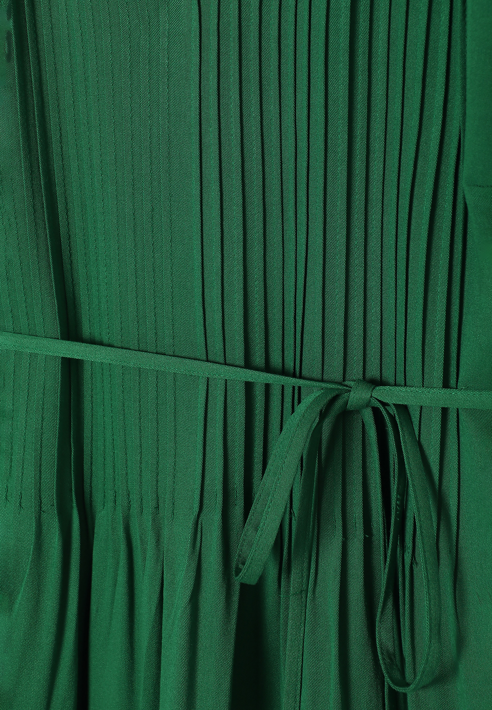 VISCOSE KNEE-LENGTH DRESS - OLIWERA VISCOSE KNEE-LENGTH DRESS - OLIWERA GREEN 104687
