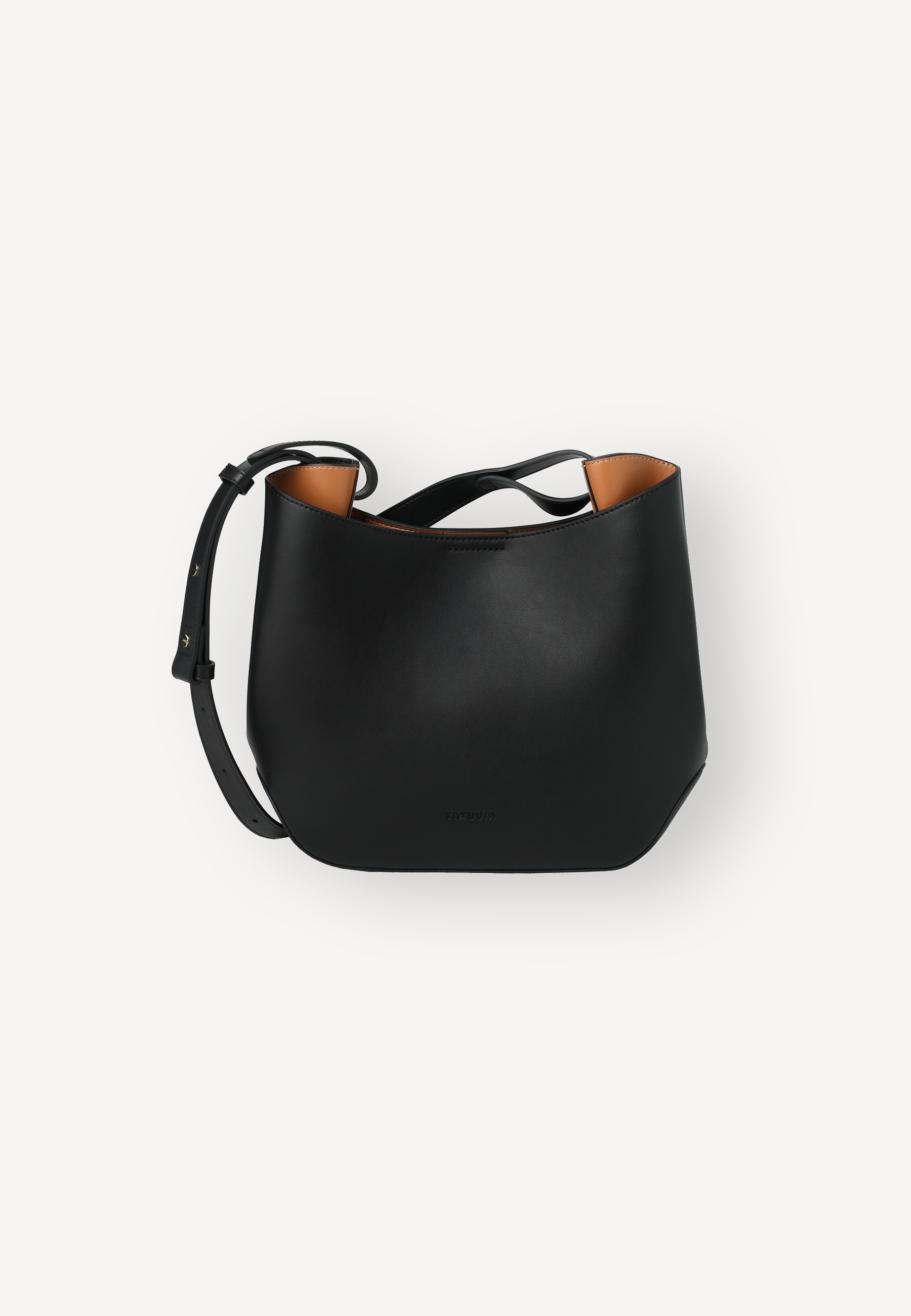 LEATHER WOMEN'S BAG - ERONEL BLACK 2