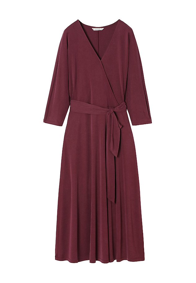 KNITTED WRAP DRESS APARTI KNITTED WRAP DRESS APARTI RED 6
