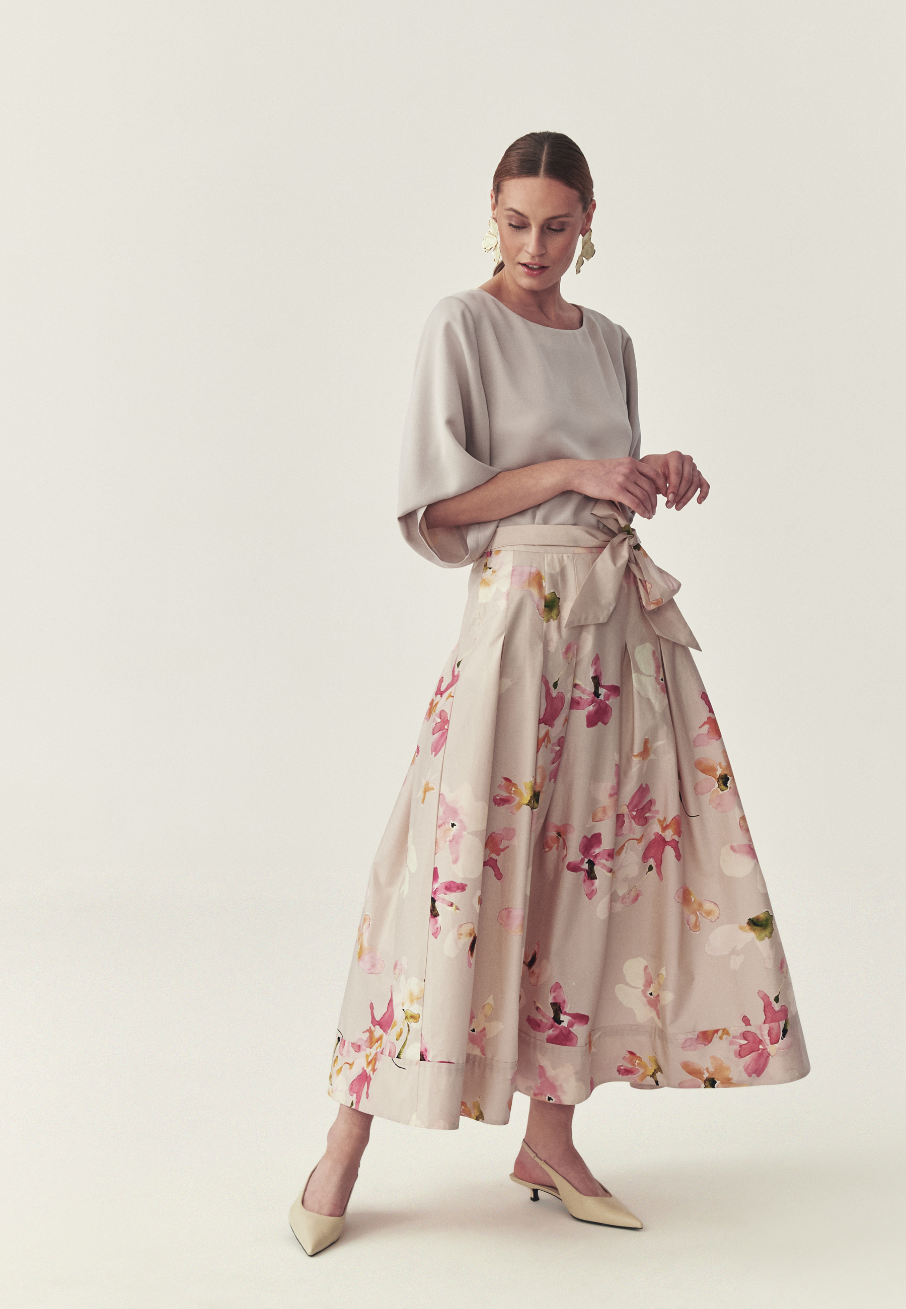 BAVLNĚNÁ SUKNĚ S KVĚTY - TAFTANI 2