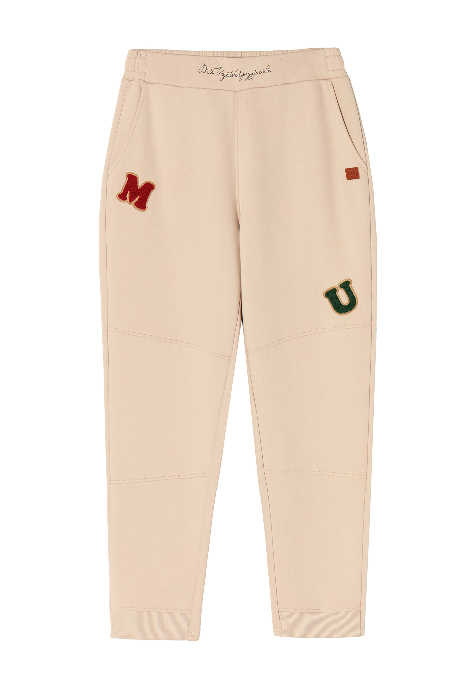 DAMSKIE SPODNIE DZIANINOWE SANTANA BEŻOWY 2