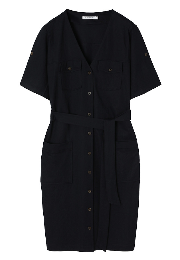 FITTED VISCOSE SCHMISSERIE - LEZI FITTED VISCOSE SCHMISSERIE - LEZI GRANATOWY 6