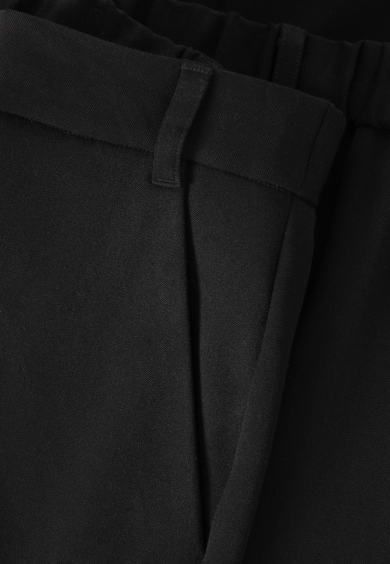 FABRIC TROUSERS WITH WIDE LEG - LUZO FABRIC TROUSERS WITH WIDE LEG - LUZO BLACK 112775