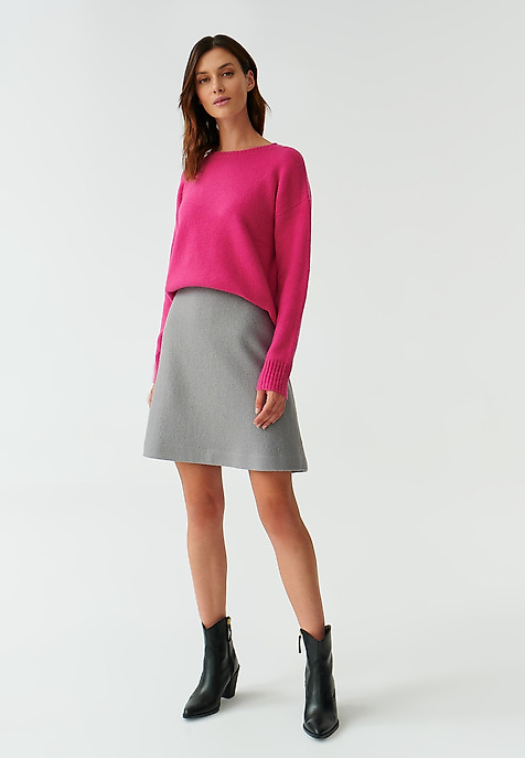 LADIES’ MINI SKIRT MIKO  GREY 2