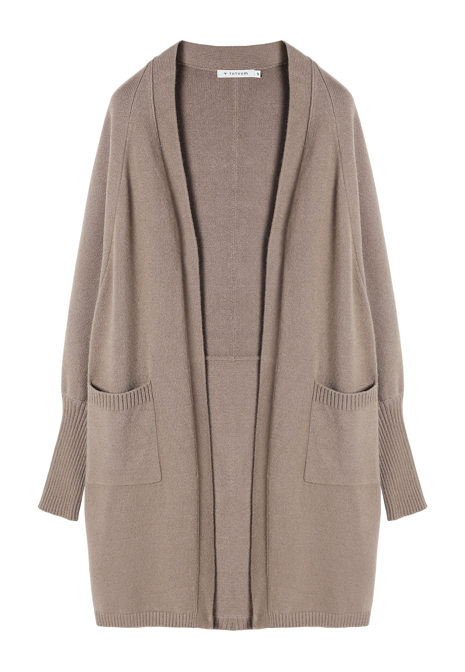 LADIES' LONG CARDIGAN WITH POCKETS - JAZIRO 1 LADIES' LONG CARDIGAN WITH POCKETS - JAZIRO 1 BEIGE 101055