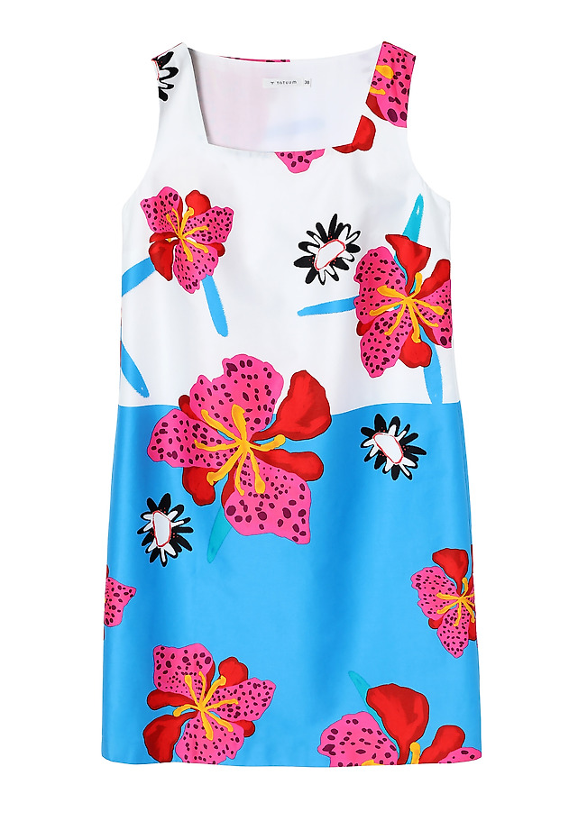 LADIES’ FLORAL SLEEVELESS DRESS - ROKNA LADIES’ FLORAL SLEEVELESS DRESS - ROKNA MULTIKOLOR 6