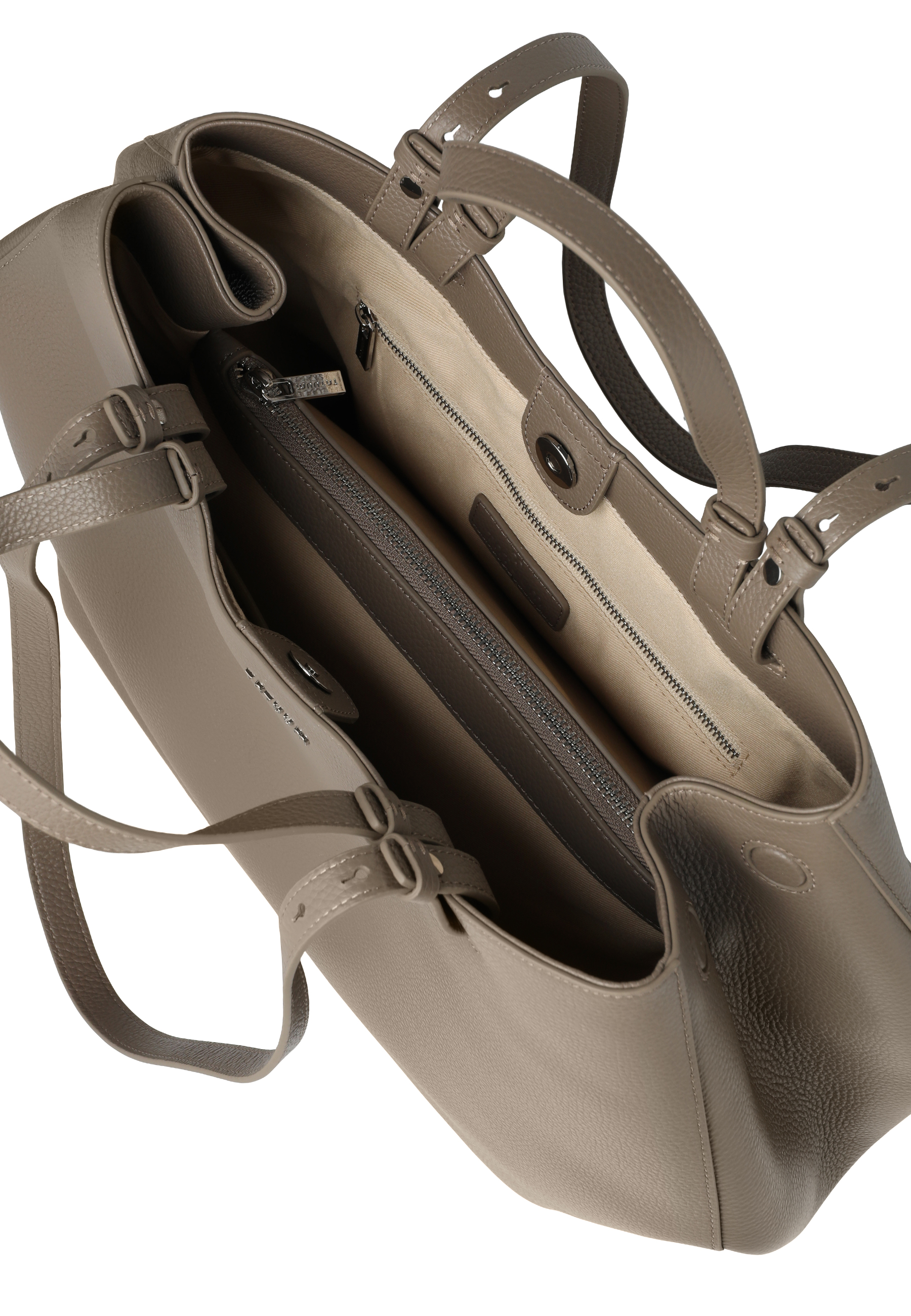 DÁMSKA KOŽENÁ KABELKA – LIVETTA BÉŽOVÁ 2