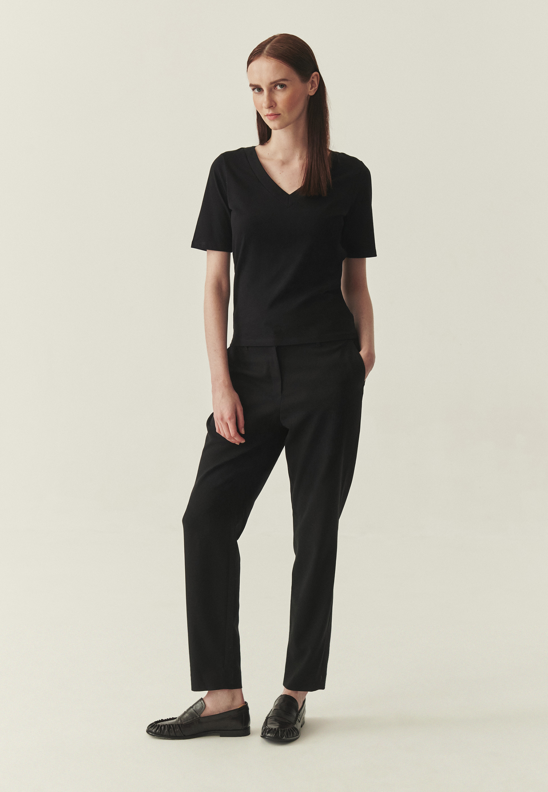 SWOBODNA BLUZKA Z BAWEŁNY - RABA CZARNY 2