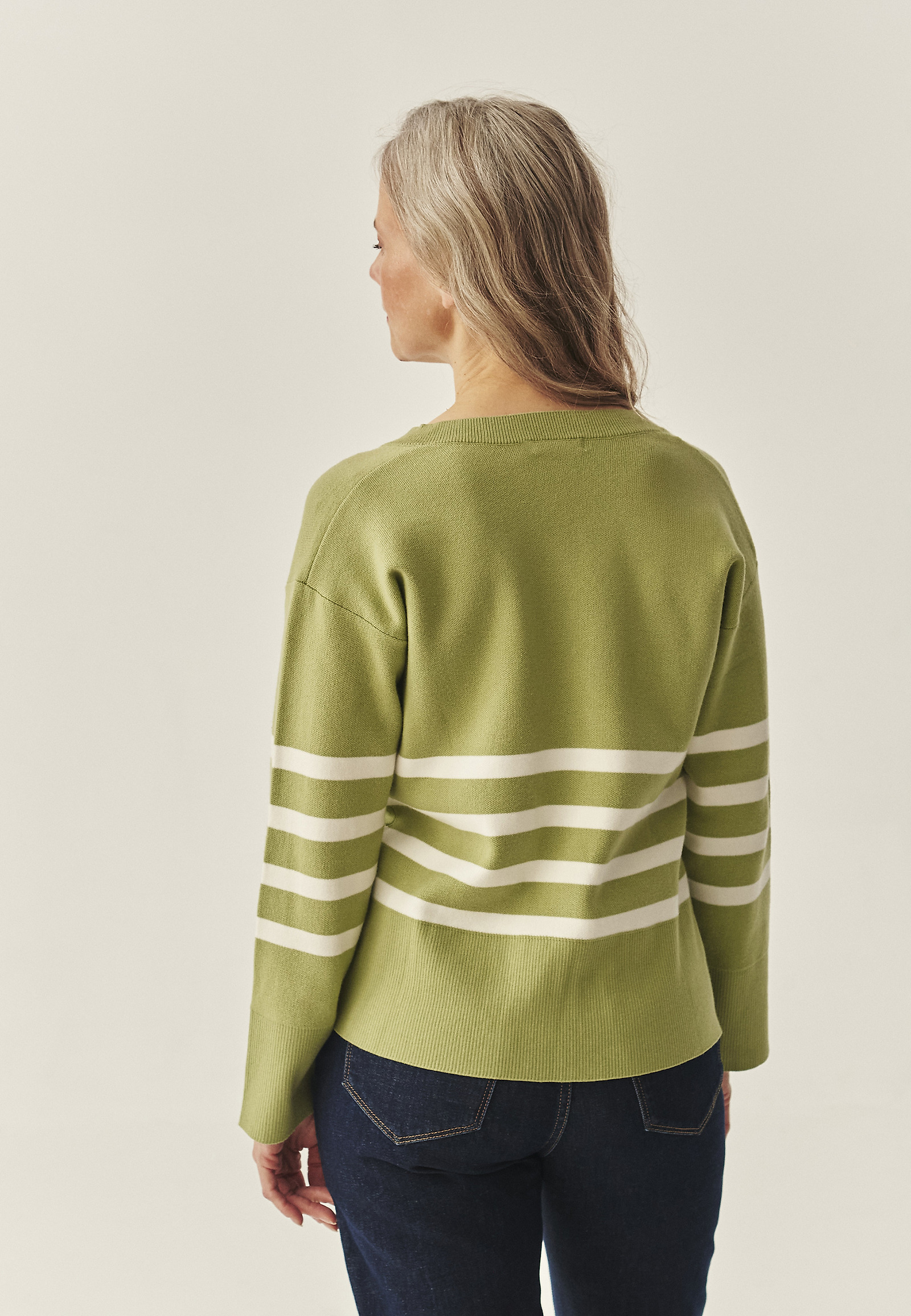 DAMSKI SWETER W PASKI - ELIANA DAMSKI SWETER W PASKI - ELIANA ZIELONY 117089