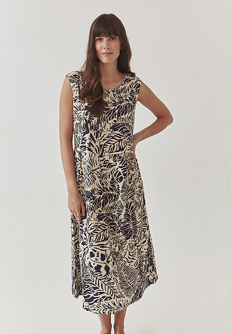 ROCHIE LEJERĂ DIN ȚESĂTURĂ CU MODEL VEGETAL - MATYLDA 1 MULTICOLOR 2