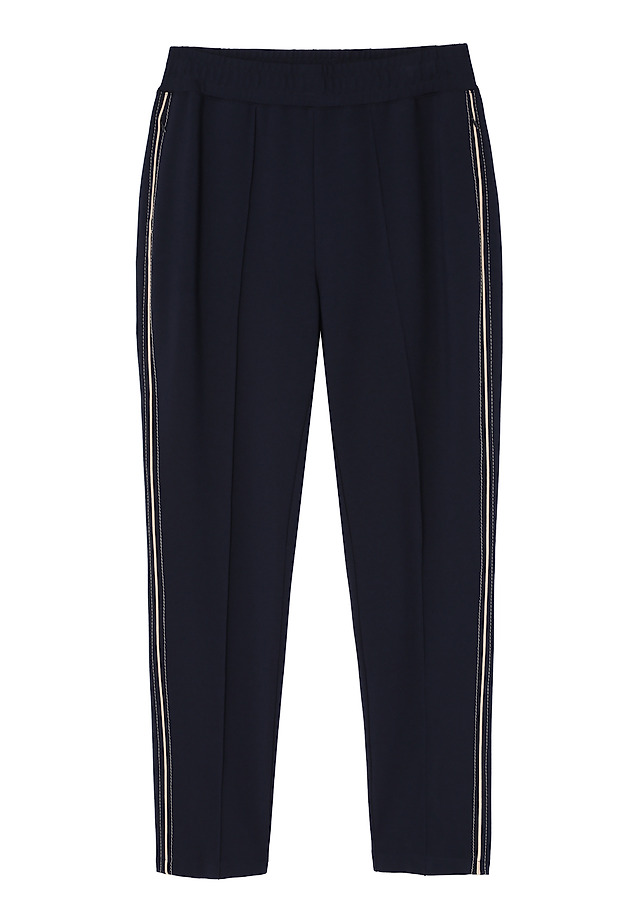 LADIES’ TROUSERS WITH CONTRASTING STRIPES - LAMIKO 1 LADIES’ TROUSERS WITH CONTRASTING STRIPES - LAMIKO 1 NAVY BLUE 5