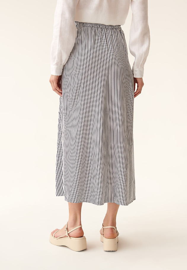 LADIES' STRIPED MAXI SKIRT SAND 3 LADIES' STRIPED MAXI SKIRT SAND 3 MULTICOLOR 3