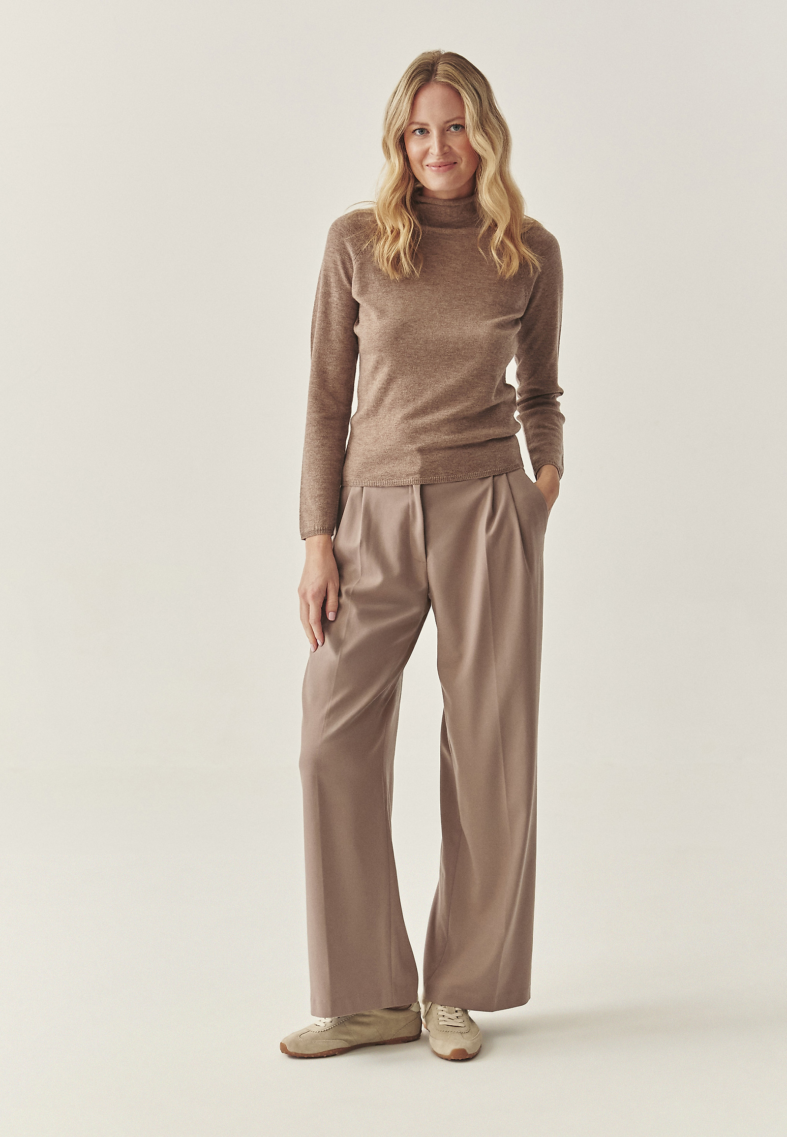 MULESING-FREE WOOL GOLF - MONROE MULESING-FREE WOOL GOLF - MONROE BEIGE 117439