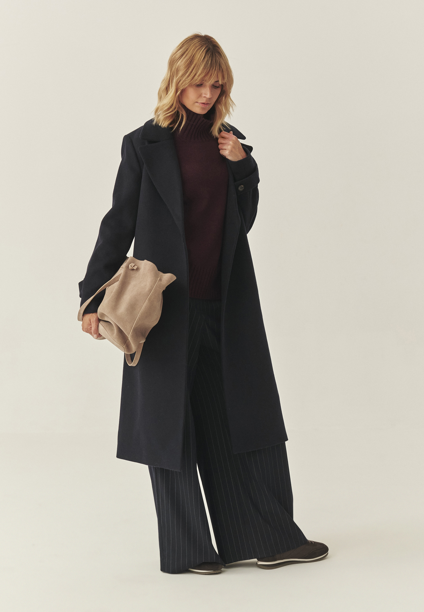 SEMIŠOVÁ TAŠKA S KOZMETICKOU TAŠTIČKOU - ORIA BÉŽOVÁ 2