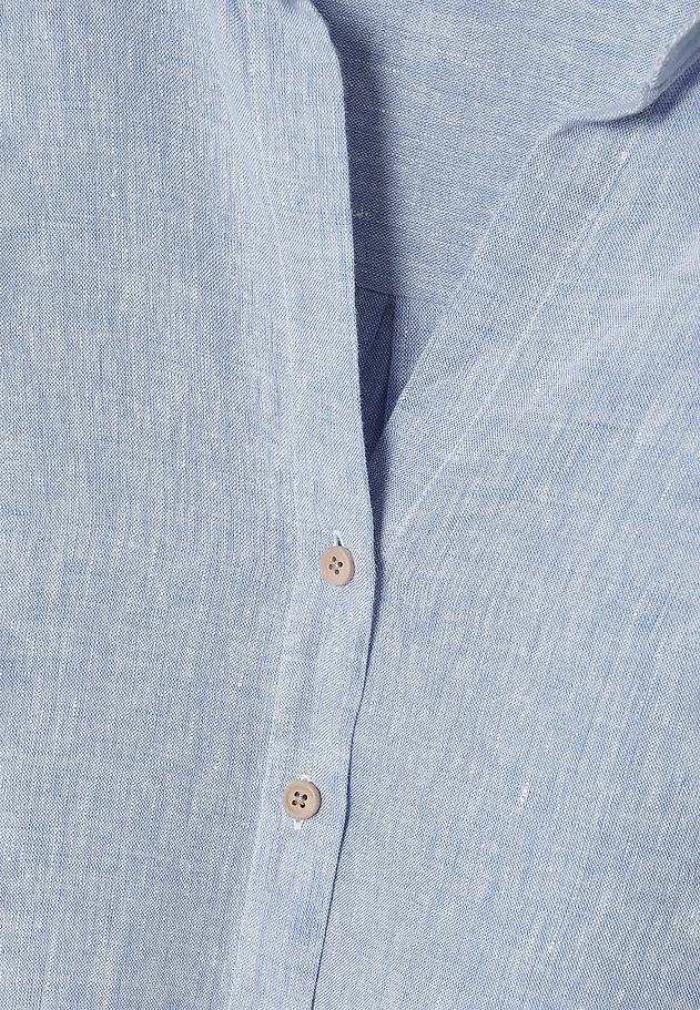 LADIES’ COMFORTABLE SHIRT WITH WOODEN BUTTONS - MANDRAGIA 4 LADIES’ COMFORTABLE SHIRT WITH WOODEN BUTTONS - MANDRAGIA 4 NIEBIESKI 8