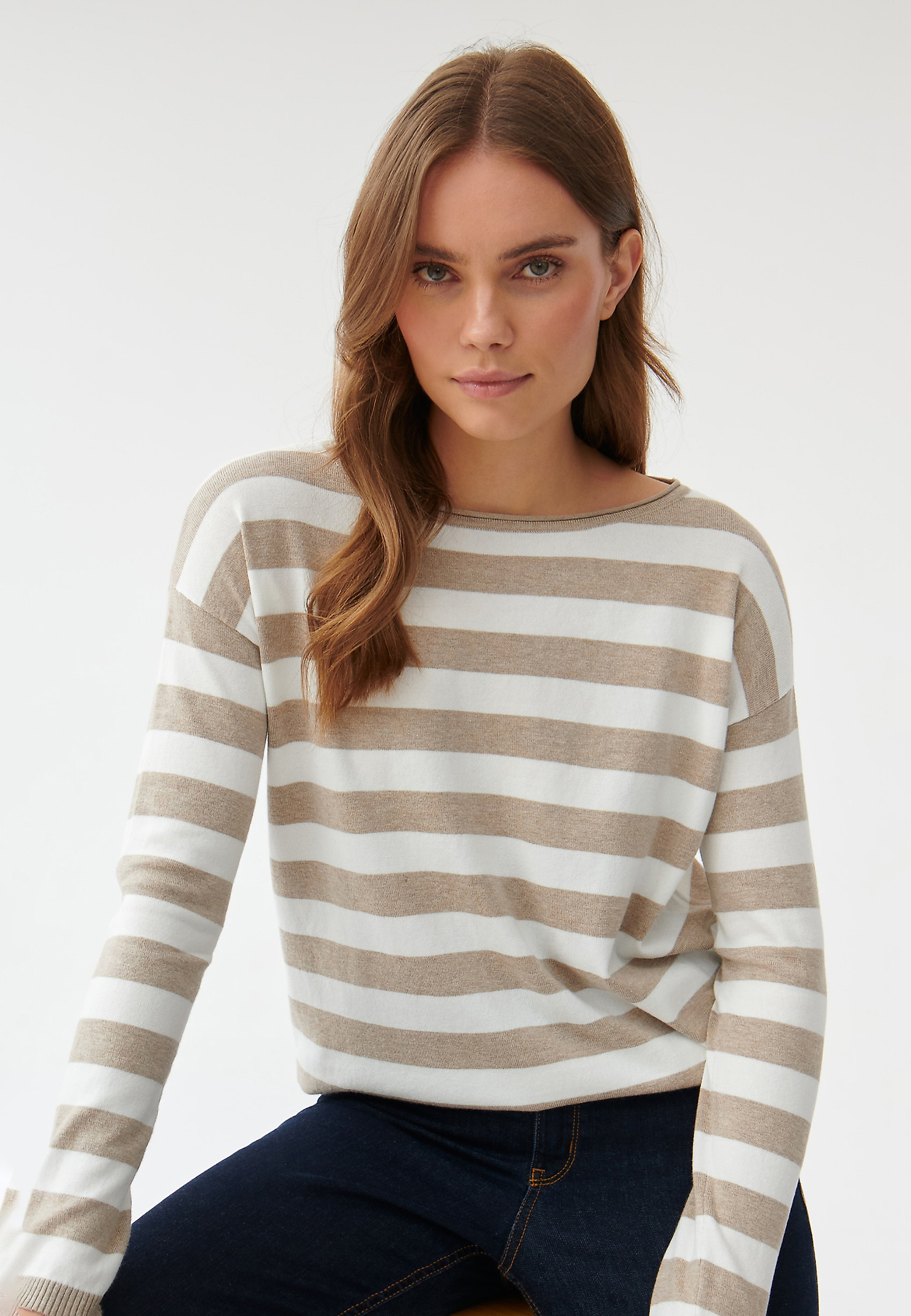 LADIES’ STRIPED SWEATER STRIPPO LADIES’ STRIPED SWEATER STRIPPO MULTICOLOR 89458