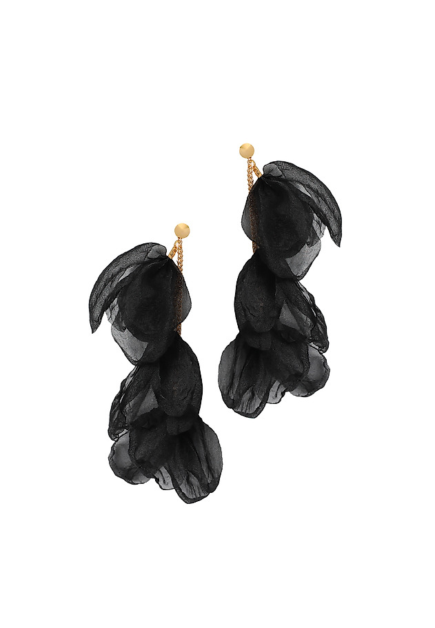 CERCEI CU PANDANTIV, CU MOTIV FLORAL — RENDY 1 CERCEI CU PANDANTIV, CU MOTIV FLORAL — RENDY 1 NEGRU 2