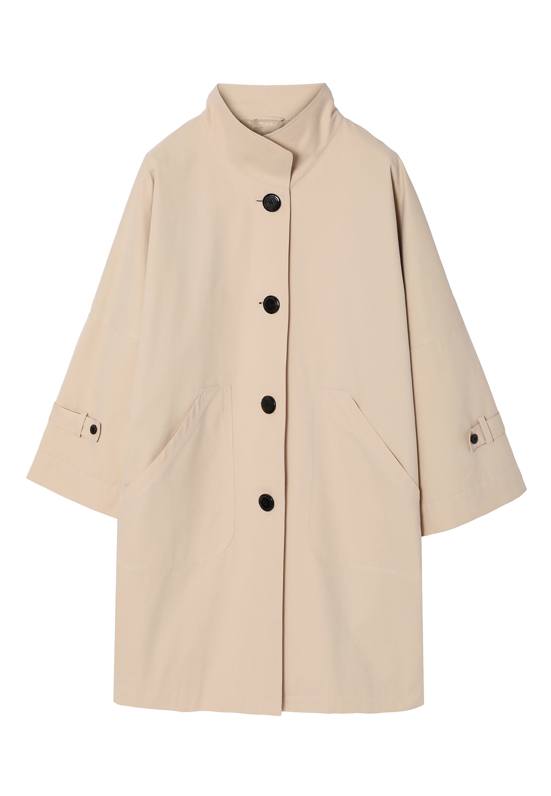 DÁMSKÝ PLÁTĚNÝ OVERSIZE KABÁT S PODŠÍVKOU - MORIWIA