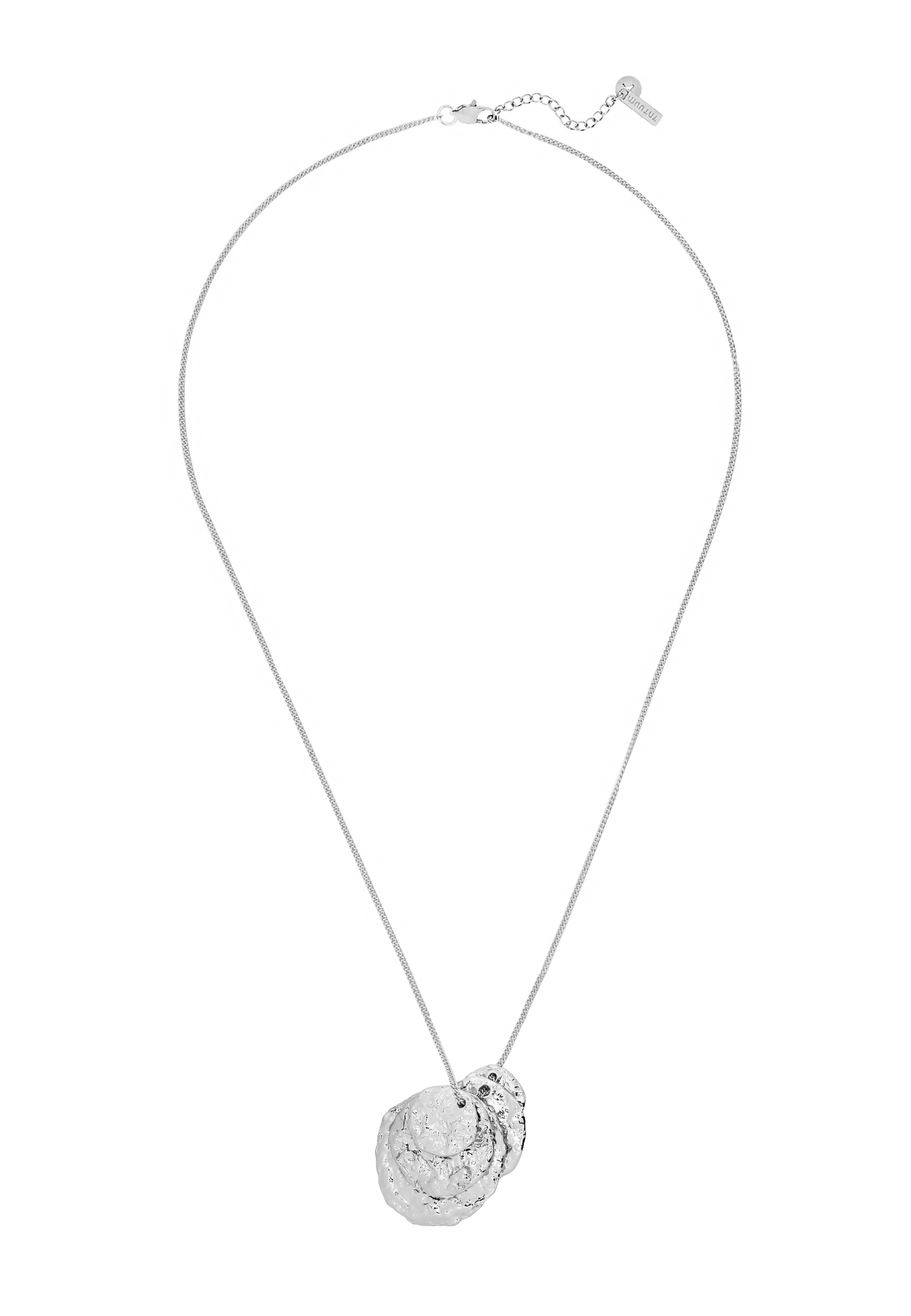 EFEKTOWNY NASZYJNIK Z WISIORKAMI - COINI SREBRNY 2