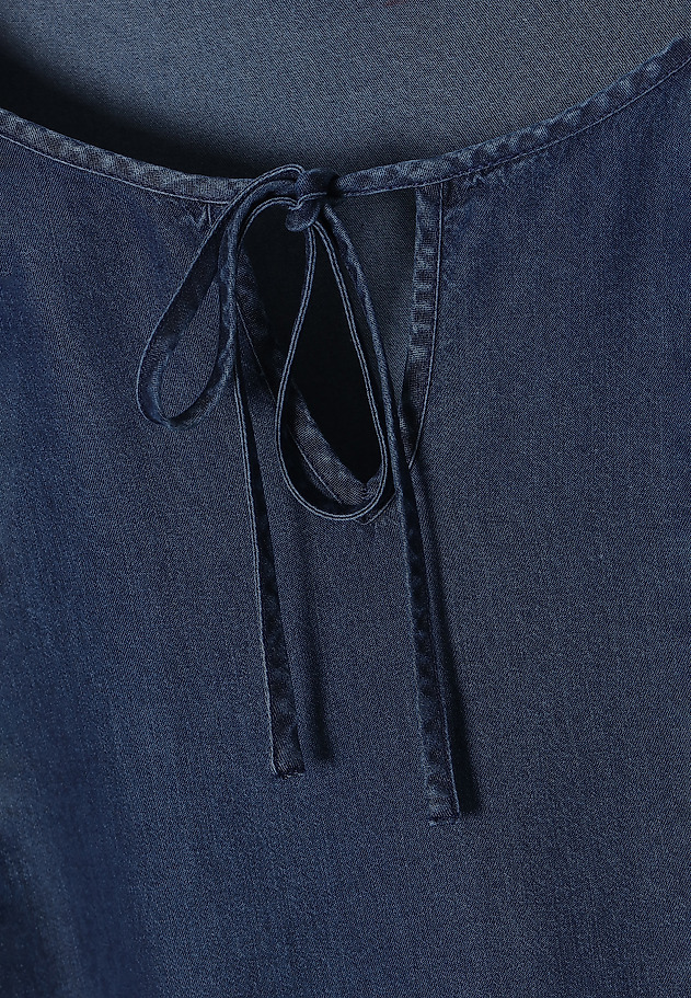 SUKIENKA DAMSKA Z FALBANAMI MONO SUKIENKA DAMSKA Z FALBANAMI MONO NIEBIESKI 8