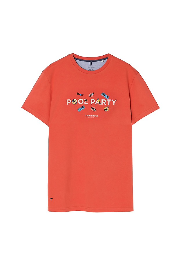 MEN'S COTTON T-SHIRT MIKIN 20 MEN'S COTTON T-SHIRT MIKIN 20 RED 6