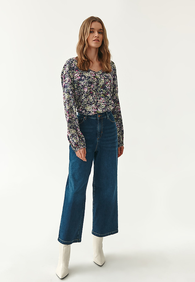 BLUZĂ DE DAMĂ CU IMPRIMEU FLORAL LINALIA BLUZĂ DE DAMĂ CU IMPRIMEU FLORAL LINALIA MULTICOLOR 5