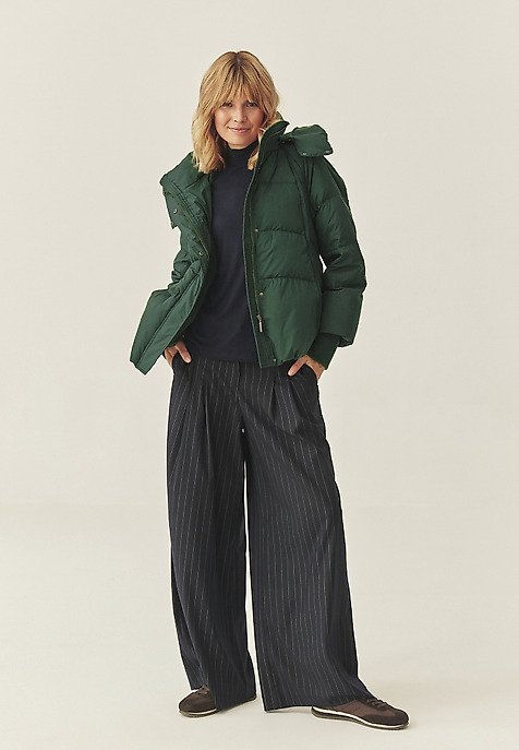 JACKETĂ DE IARNĂ CU GLUGĂ - SOWA VERDE 2